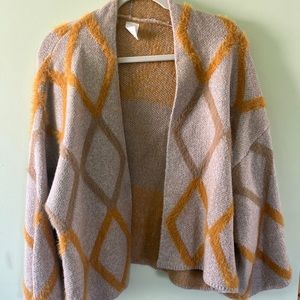 Anthropologie Mohair Patterned Cardigan